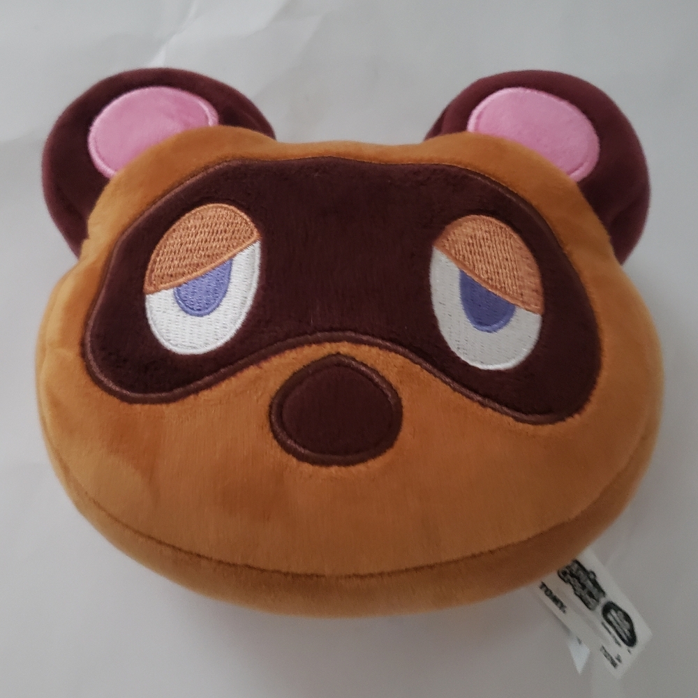 Animal Crossing Plush Stuffed Animal Head Tom Nook
